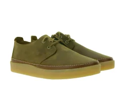 Schnürschuhe & Halbschuhe*Clarks Clarkwood Low Herren Schnür-Schuhe Echtleder Halb-Schuhe mit Wechselfußbett 26176866 Braun