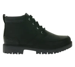 Schnürschuhe & Halbschuhe|Stiefel & Boots*Clarks Rossdale Herren Echtleder-Schuhe Alltags-Sneaker Schnür-Schuhe Halbschuhe 26173454 7 Schwarz