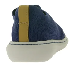 Schnürschuhe & Halbschuhe*Clarks Step Urban Mix Herren Schnür-Schuhe Mesh Sneaker mit Cushion Soft Sohle 26138175 Dunkelblau