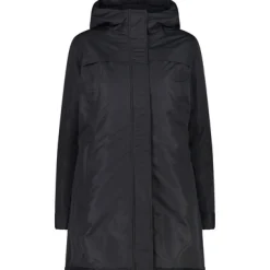 Wintersport|Mäntel & Jacken*Campagnolo CMP Damen Winterjacken Hoodie Parka Schwarz