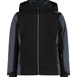Wintersport|Jacken & Mäntel*Campagnolo CMP Kinder Isolationsjacken Hoodie Jacke Schwarz