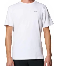 T-Shirts & Tank Tops*Columbia North Cascades Kurzarm-T-Shirts weiß/sechseckige Flagge