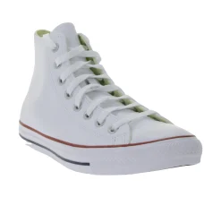 Sneaker & Turnschuhe|Turnschuhe & Sneaker*Converse Chuck Taylor All Star Mono Leather High Top Chucks Echtleder Retro Sneaker für Damen und Herren 132169C oder Schwarz Weiß
