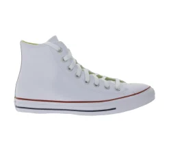 Sneaker & Turnschuhe|Turnschuhe & Sneaker*Converse Chuck Taylor All Star Mono Leather High Top Chucks Echtleder Retro Sneaker für Damen und Herren 132169C Weiß