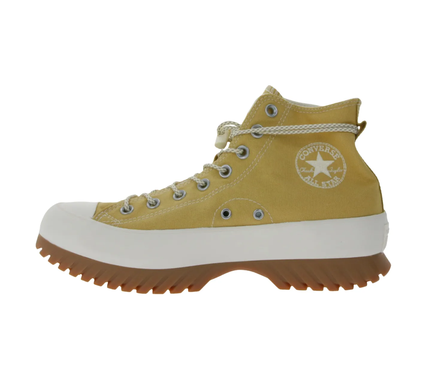 Sneaker & Turnschuhe*Converse Chuck Taylor All Star Lugged 2.0 Utility Damen High-Top-Sneaker-Stiefel mit Ortholite-Dämpfung Outdoor-Schuhe A03500C Bernstein-Gelb