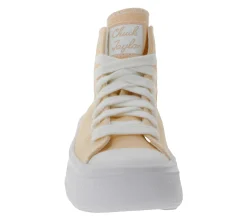 Sneaker & Turnschuhe*Converse Chuck Taylor All Star Move Damen High Top Sneaker mit gesticktem Logo-Patch A06103C Apricot