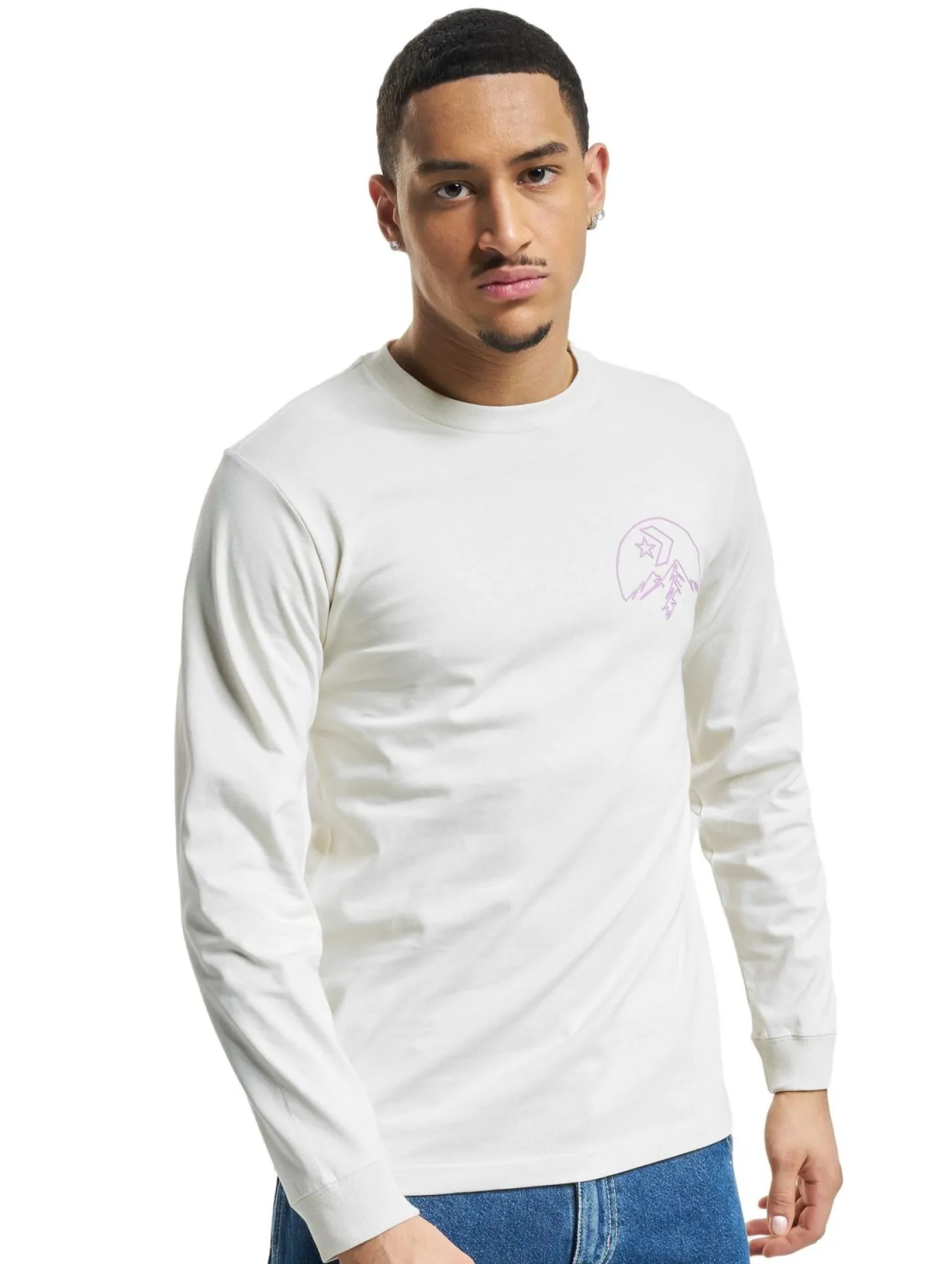 Pullover & Sweater*Converse Counter Climate Longsleeve Dunkelrote Reiher