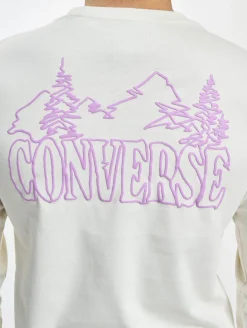 Pullover & Sweater*Converse Counter Climate Longsleeve Dunkelrote Reiher