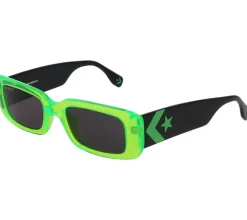 Sonnenbrillen*Converse Damen & Herren Sonnenbrille mit UV400-Schutz mit Lichtdurchlässigkeit S2 Urlaubs-Brille SCO228 OVC1 Schwarz/Grün