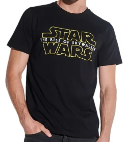 T-Shirts & Tank Tops*COURSE X STAR WARS Herren T-Shirt "STAR WARS - The Rise of Skywalker" Print Rundhals-Shirt Fan-Shirt 901359 Schwarz