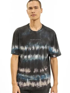 T-Shirts & Tank Tops*CRIMINAL DAMAGE Fire Ice Tie Dye T-Shirt blau