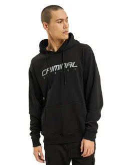 Sweater & Pullover|Pullover & Sweater*CRIMINAL DAMAGE Flamin Hoodie schwarz