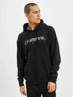 Sweater & Pullover|Pullover & Sweater*CRIMINAL DAMAGE Flamin Hoodie schwarz