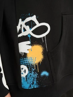 Sweater & Pullover|Pullover & Sweater*CRIMINAL DAMAGE Graffiti Damage Hoodie schwarz