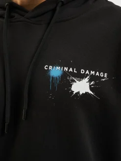 Sweater & Pullover|Pullover & Sweater*CRIMINAL DAMAGE Graffiti Damage Hoodie schwarz