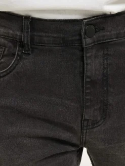 Jeans & Hosen*CRIMINAL DAMAGE Skinny-Jeans in Rip-Waschung, Grau