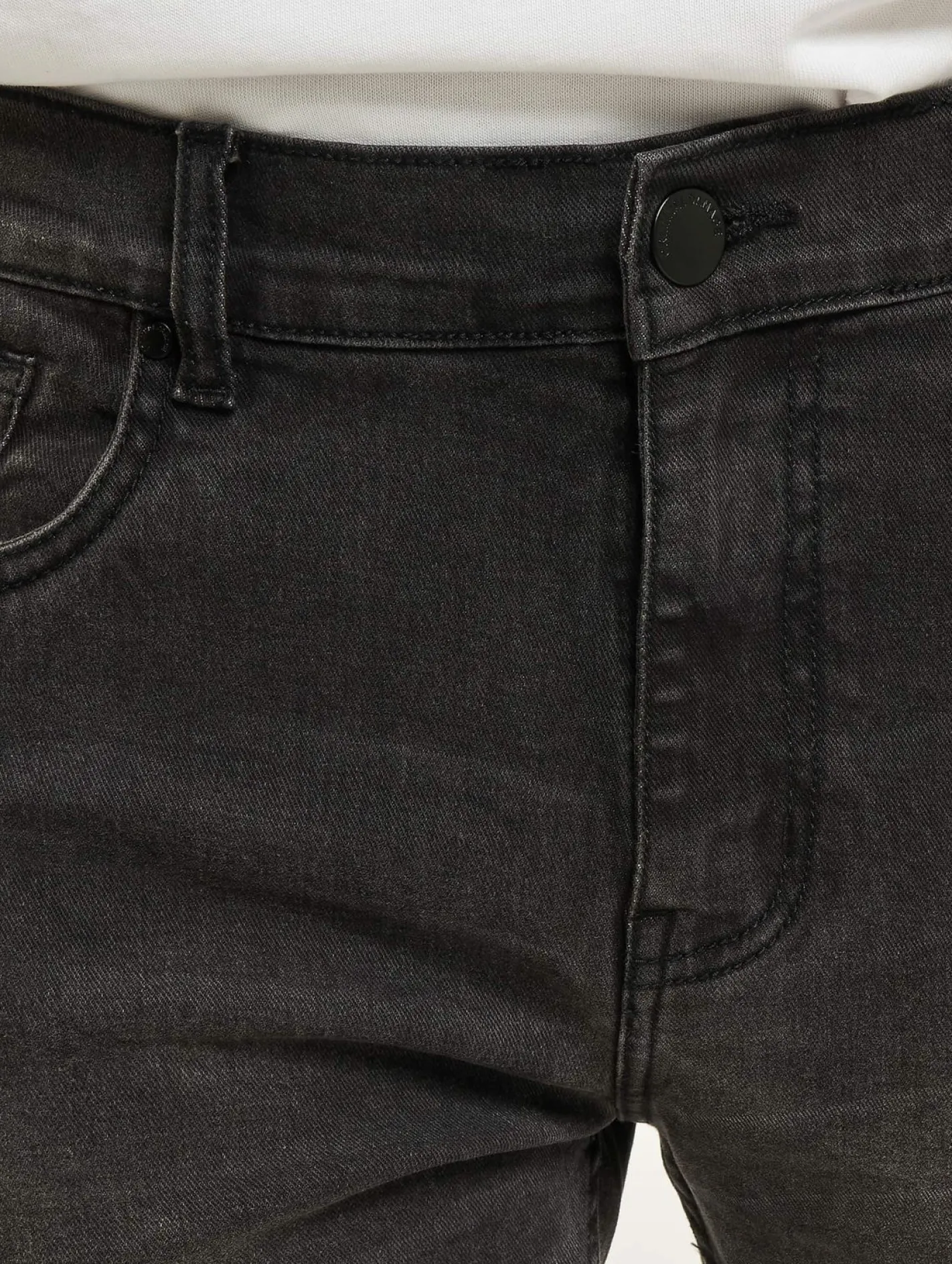 Jeans & Hosen*CRIMINAL DAMAGE Skinny-Jeans in Rip-Waschung, Grau