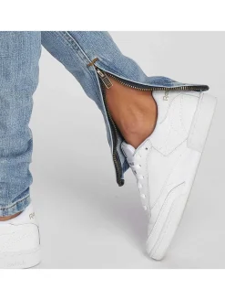 Jeans & Hosen*CRIMINAL DAMAGE Uzi Skinny Hellblauer Denim