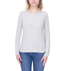 Sweater & Pullover*DAINESE Paddock Damen Sweatshirt Baumwoll-Longsleeve Langarm-Shirt Motorsport 202896846 Grau