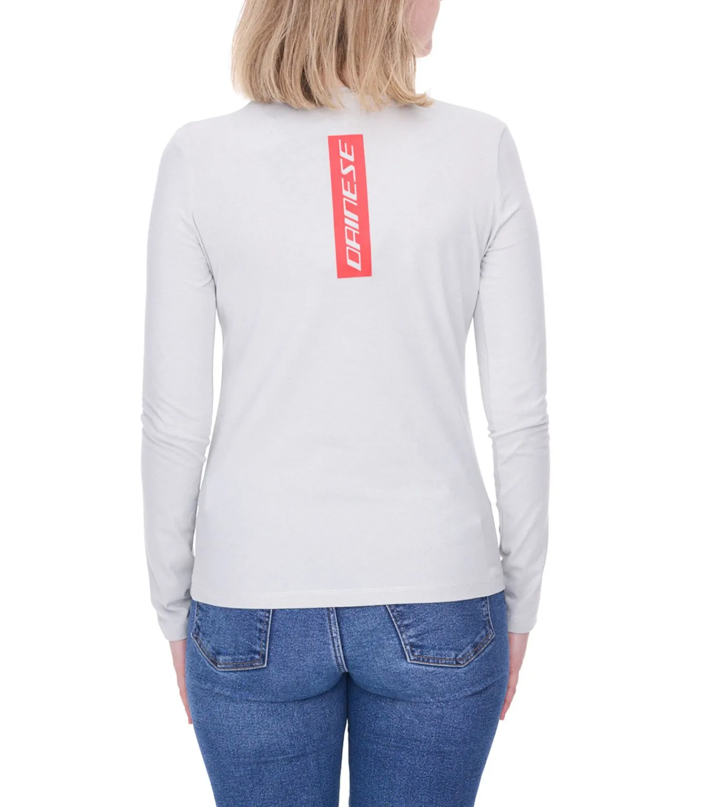 Sweater & Pullover*DAINESE Paddock Damen Sweatshirt Baumwoll-Longsleeve Langarm-Shirt Motorsport 202896846 Grau