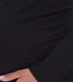 Kleider*O46bpx Damen Basic 2er-Pack Umstandsmoden-Kleid Frühlings-Kleid Pullover-Kleid Schwangerschafts-Kleid Mini-Kleid Umstandsmode 936292 Grau/Schwarz