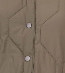 Große Größen|Mäntel & Jacken*O46bpx Damen wattierte Wende-Jacke Frühlings-Jacke mit verstellbarem Saum Übergangs-Jacke Oversize 954904 Dunkelgrün