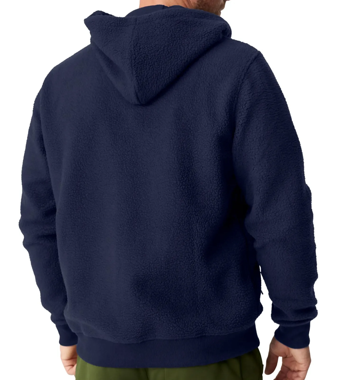 Sportoberbekleidung|Jacken & Mäntel*DANISH ENDURANCE nachhaltige Herren Fleece-Jacke mit Kapuze Oeko-Tex zertifiziert 155000 Schwarz, , Grün Navy
