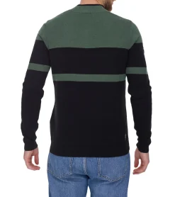 Pullover & Sweater|Sportoberbekleidung*DARE 2b Outgoing II Herren Troyer in Schwarz/Gün oder Dutiful II FullZip Herren Strickjacke in Grün Outgoing II Schwarz/Gün