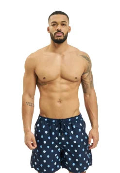 Nachtwäsche & Bademode*DEDICATED Badeshorts Dots Bademode Blau