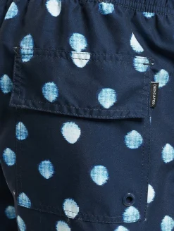 Nachtwäsche & Bademode*DEDICATED Badeshorts Dots Bademode Blau