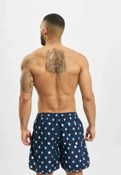 Nachtwäsche & Bademode*DEDICATED Badeshorts Dots Bademode Blau