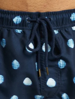 Nachtwäsche & Bademode*DEDICATED Badeshorts Dots Bademode Blau