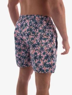 Nachtwäsche & Bademode*DEDICATED Badeshorts Beach Palms Pink
