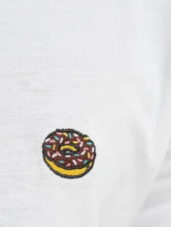 T-Shirts & Tank Tops*DEDICATED T-Shirt Stockholm Donut T-Shirt Weiß