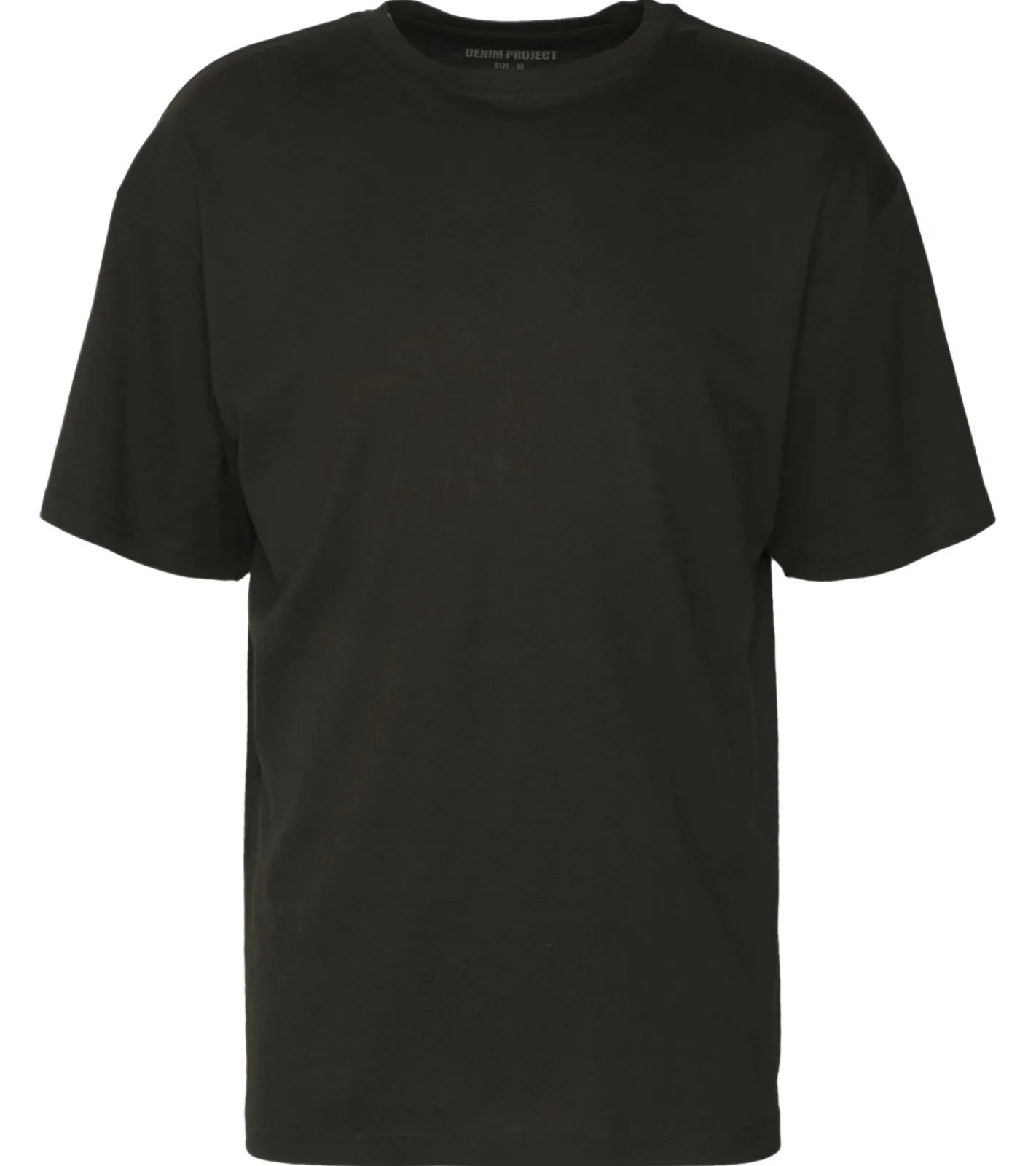 T-Shirts & Tank Tops*Denim Project Company Herren Baumwoll-Shirt Kurzarm-Shirt T-Shirt Rundhals-Shirt DP-10023-185 001 Schwarz