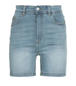 Shorts & Bermudas*Denim Project Damen Jeans-Shorts stylische Denim-Hose mit Five-Pocket-Style Baumwoll-Hose JIBDPW-017 W020 Blau