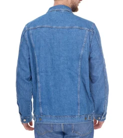 Jacken & Mäntel*Denim Project Herren Jeans-Jacke Denim-Jacke Basic-Jacke Freizeit-Jacke DP3730 559 Blau