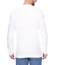 Pullover & Sweater*Denim Project Herren Strick-Pullover mit dezenter Musterung Baumwoll-Pullover Winter-Pullover Langarm-Shirt DP-10023-073 590 Weiß