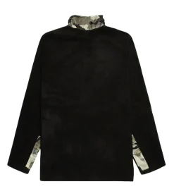 Jacken & Mäntel*Denim Project Herren stylische Fleece-Jacke mit Camouflage Muster Herbst-Jacke DP-10022-002 434 Schwarz/Grün