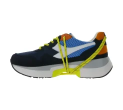Sneaker & Turnschuhe*diadora N9000 Txs H Mesh Sneaker Made in Portugal mit Wildleder-Overlays 201.174817 01 verschieden bunte Farb-Styles Blau/Weiß/Gelb