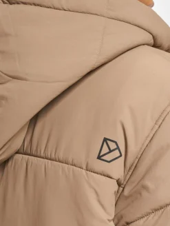 Mäntel & Jacken*DIDRIKSONS Anna Parka beige/dunkelgrün