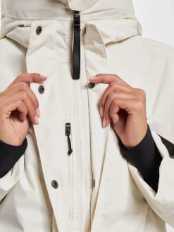 Mäntel & Jacken*DIDRIKSONS Ilsa Parka weißer Schaumstoff
