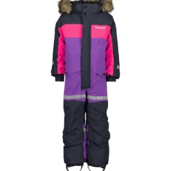 Sportunterbekleidung|Sportoberbekleidung*DIDRIKSONS Kinder Overalls Bjärven 2 Schneeanzug Violett