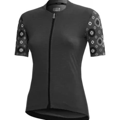 Sportoberbekleidung|Radsport*Dotout Damen Radtrikots Check Trikot Grau