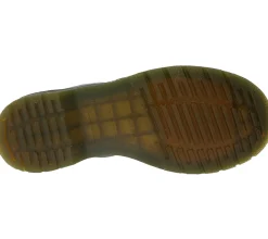 Boots & Stiefel*Dr. Martens 1460 Echtleder-Stiefel komfortable Schnür-Schuhe mit gelben Nähten 13512006 Schwarz