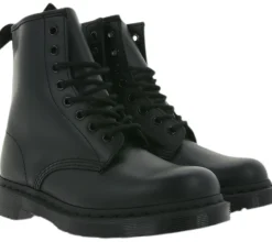 Boots & Stiefel*Dr. Martens 1460 Mono Schnür-Boots aus Echtleder Winter-Stiefel 14353001 Schwarz