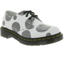 Halbschuhe & Pumps*Dr. Martens 1461 Polka Dot Smooth Damen Halbschuhe Glattleder-Schuhe 26877101 Weiß/Schwarz