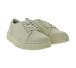 Sneaker & Turnschuhe*Dr. Martens Dante Damen Low-Top Sneaker klassische Canvas-Schuhe mit geprägtem Rückenriemen 30820292 Beige