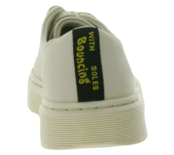 Sneaker & Turnschuhe*Dr. Martens Dante Damen Low-Top Sneaker klassische Canvas-Schuhe mit geprägtem Rückenriemen 30820292 Beige