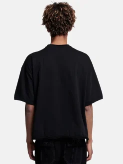 Tops & T-Shirts|T-Shirts & Tank Tops*DWD! Studioz DWD Studioz Unisex Ipanema Girl T-Shirt für Damen oder Herren Rundhals-Shirt mit großem Front-Print Schwarz